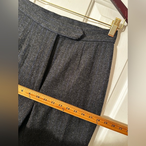 Vintage TELLURIDE CLOTHING CO. Women’s 8 Wool Nylon Blend Gray w/ Blue Stripe - Picture 10 of 15